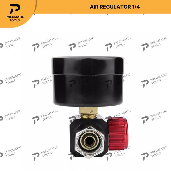 Jual Regul Air Regulator Spray Gun With Pressure Gauge - Ukuran 1/4 ...