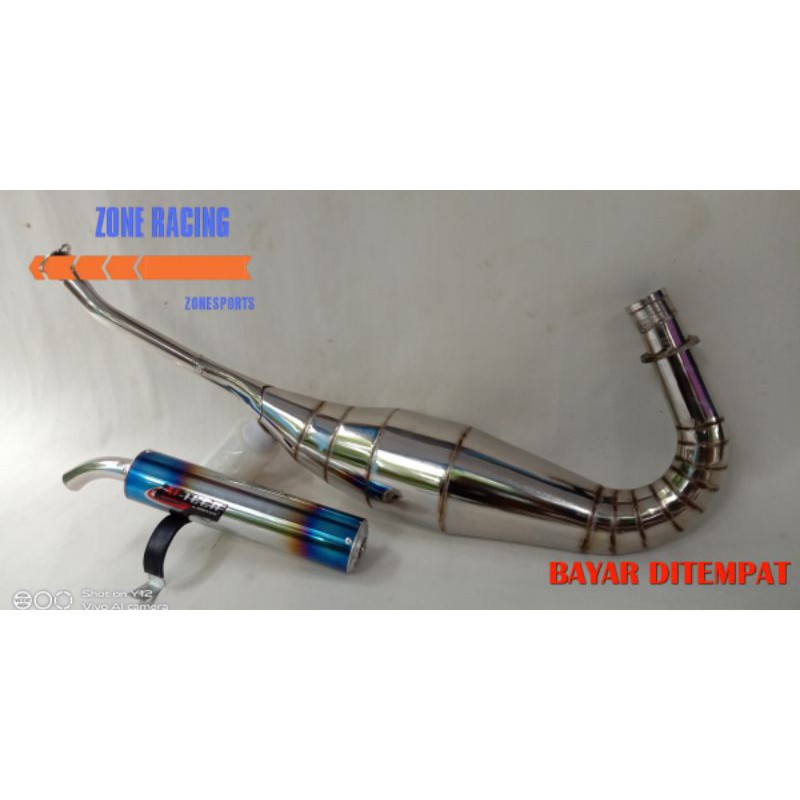 Jual knalpot Ninja R Ninja RR Croom Repsol | Shopee Indonesia