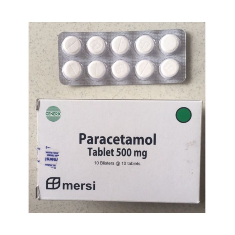 Jual Parasetamol 500mg 1 Strip (10 Tablet) | Shopee Indonesia