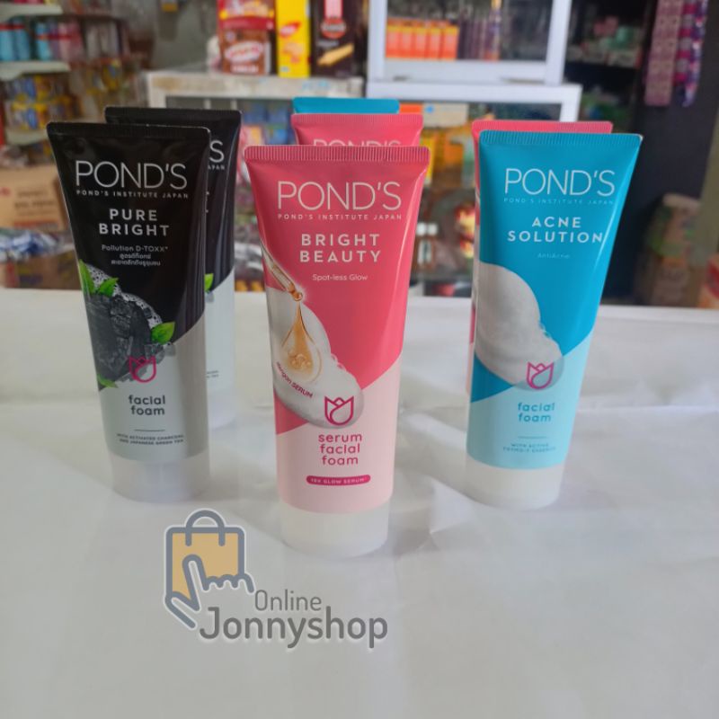 Jual Ponds Facial Foam Sabun Muka 100g | Shopee Indonesia