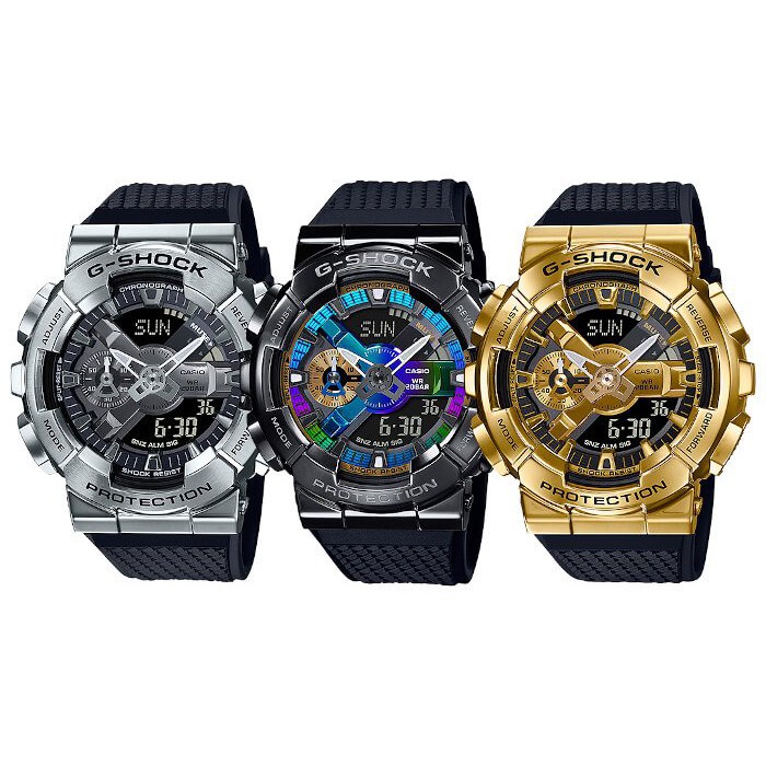 Jam Tangan G-Shock GM110 GM-110 Series Metal Covered