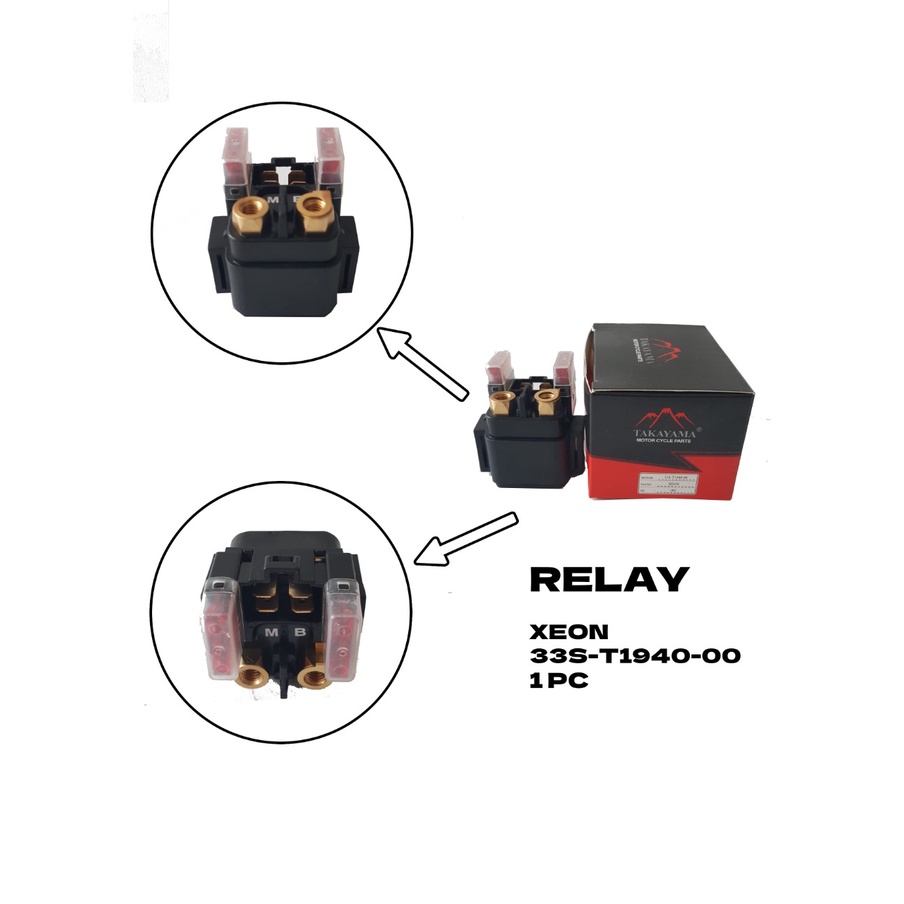 Jual [Original] Relay Switch Starter Stater Motor Xeon & Nuovo