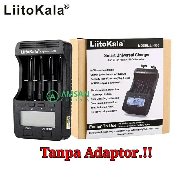 Jual LiitoKala Lii 500 Battery Capacity test Litokala lii500 Tanpa ...