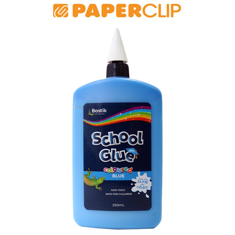 LEM BOSTIK SCHOOL GLUE COLOR BLUE 250ML