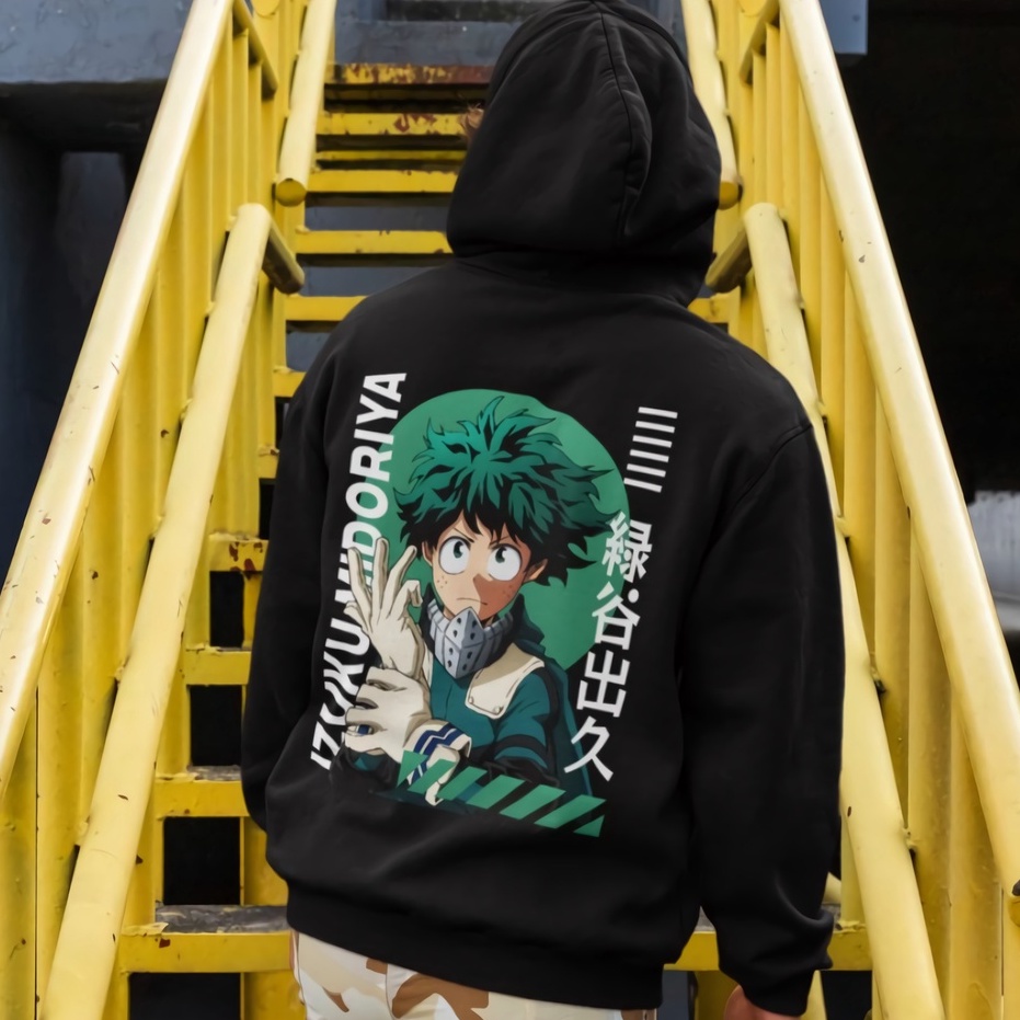 Jual Hoodie Sweater Deku Izuku Midoriya Anime Manga BNHA My Hero ...