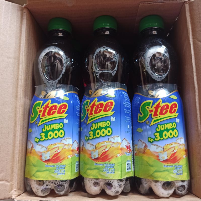 Jual Minuman Kemasan Botol Teh Stee 390 Ml Jumbo | Shopee Indonesia