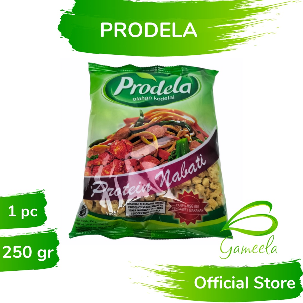 Jual Gameela Prodela 250 Gr Hasil Olah Tepung Protein Nabati Kedelai ...