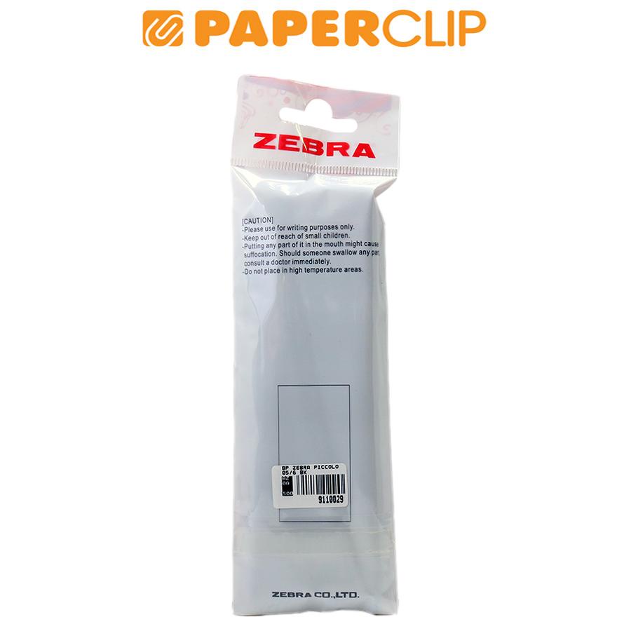 BALLPOINT ZEBRA PICCOLO 05 ISI 6 BLACK (3)