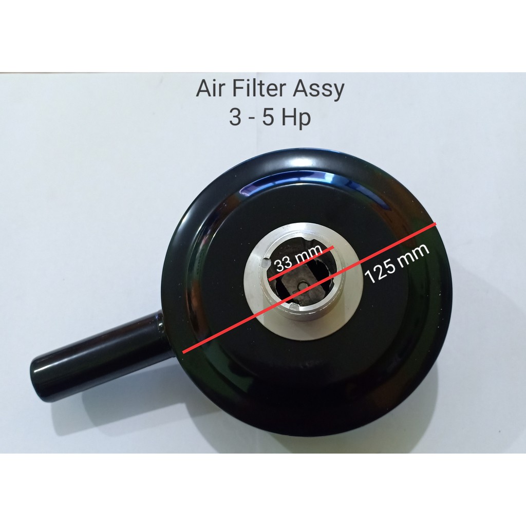 Jual Air Filter Kompressor Angin 3 - 5 HP Besi Filter Udara Assy 3 - 5 ...