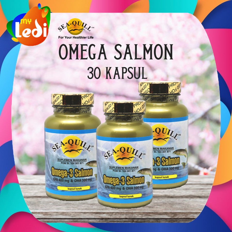 Jual Sea Quill Omega 3 Salmon Isi 30 Tablet / SeaQuill Vitamin