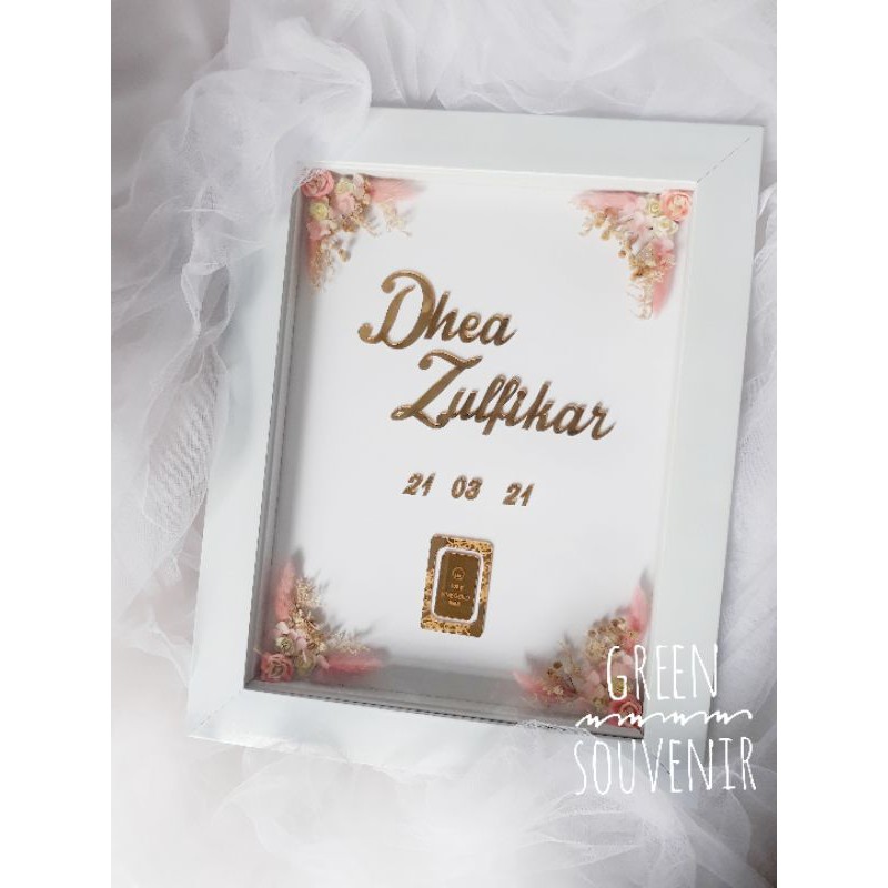 Jual Mahar frame 3dimensi / Mahar nikah 3D besar | Shopee Indonesia