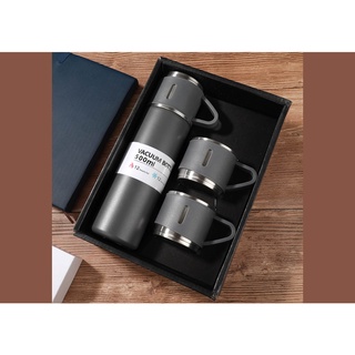 GiftMax Vacuum Insulated Thermos Flask Stainless Steel Hot & Cold