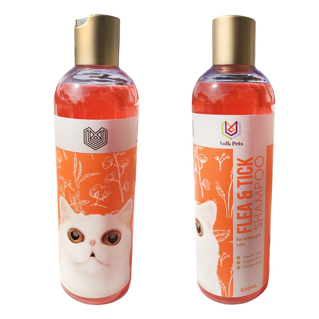 Jual Volk Pets Cat Shampoo FLEA & TICK 500ML (Shampoo Kutu Kucing) Shopee Indonesia