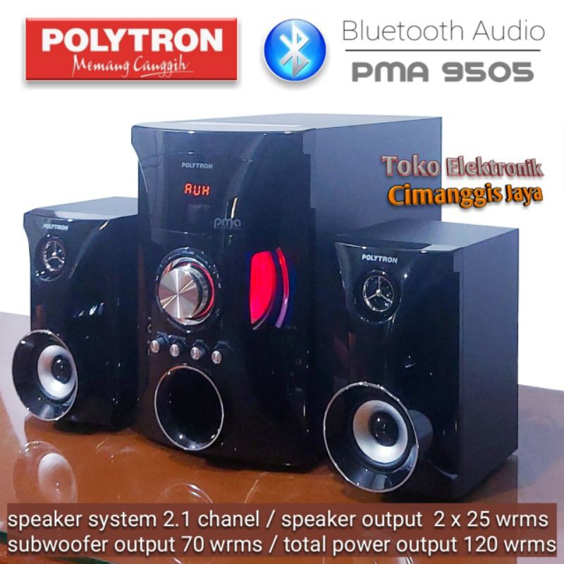 Jual Speaker Polytron PMA 9525 Hitam | Shopee Indonesia