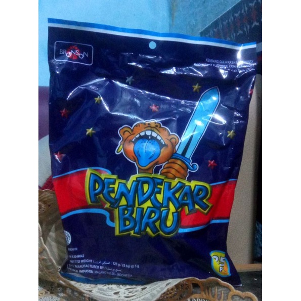 Jual PERMEN PENDEKAR BIRU 1 PAK ISI 25 PCS | Shopee Indonesia