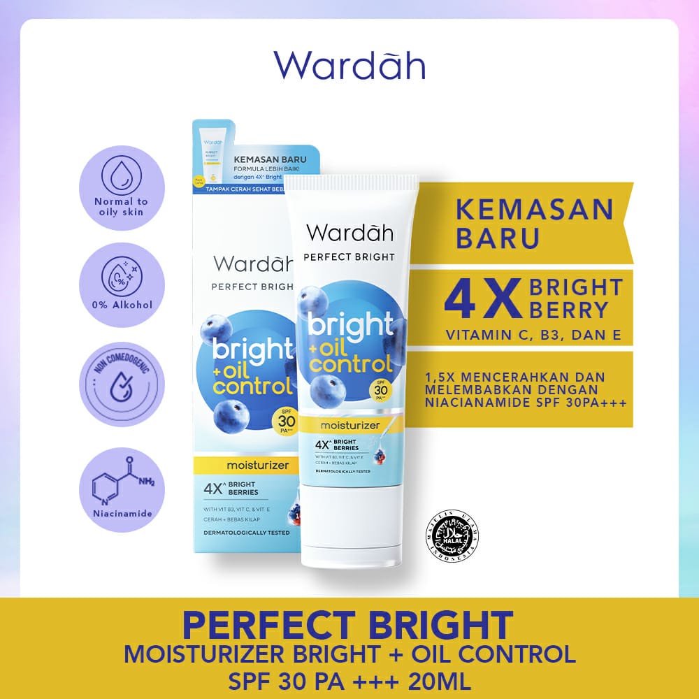 Jual Wardah Perfect Bright Moisturizer Kemasan Baru Shopee Indonesia