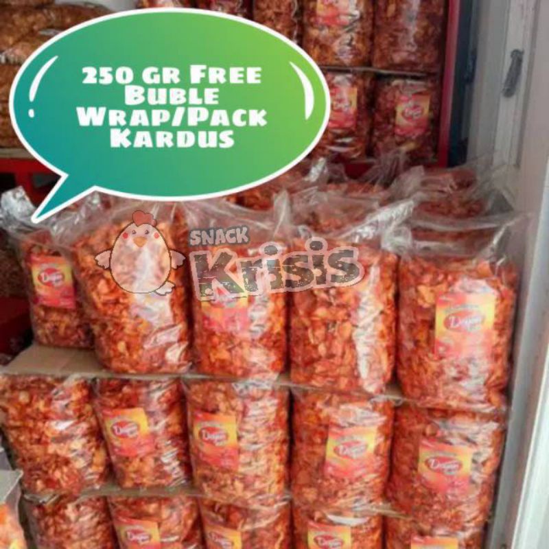 Jual Termurah 250 Gr Keripik Kripik Singkong Sambal Balado Pedas Manis