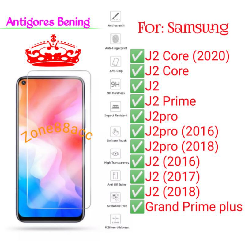 Jual Samsung J2 J2Core J2prime J2pro Grand Prime Core Pro Antigores ...