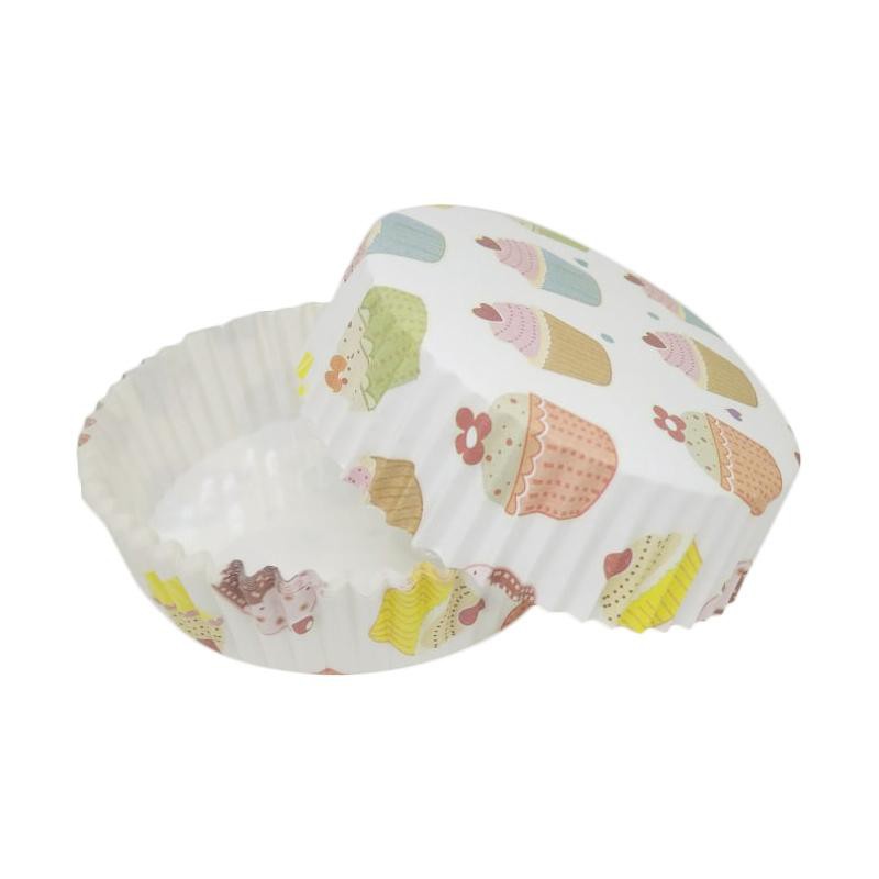 Jual paper cup roti laminasi bulat wrn mix 50 pcs | Shopee Indonesia