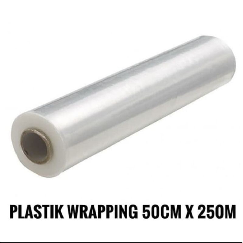 Jual plastik warping / plastik paking lebar 50 cm x panjang_+ 250 M