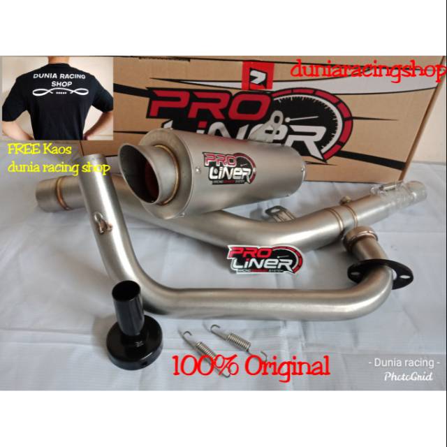 Jual Knalpot Proliner Tr R Long Ninja Mono Titan Full System