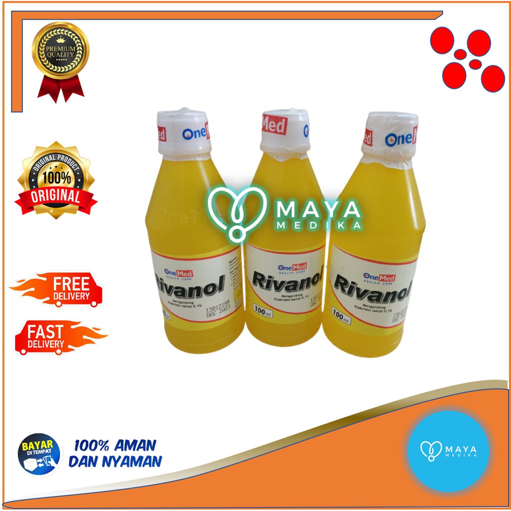 Jual Rivanol 0,1 / OneMed / 100 cc | Shopee Indonesia