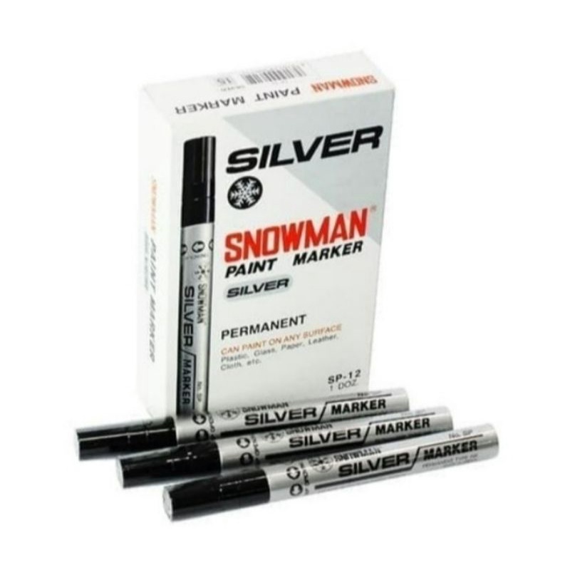 Jual SPIDOL SILVER /SPIDOL PERAK UKURAN BESAR MERK SNOWMAN ORIGINAL ...