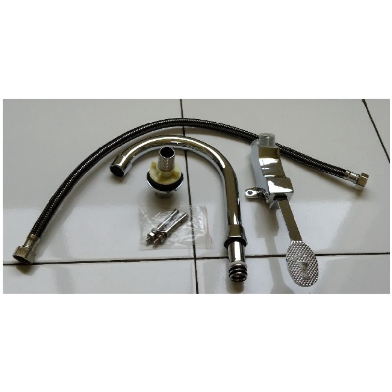 Jual Kran Injak westafel /kran pedal injak /kran injak cuci piring ...