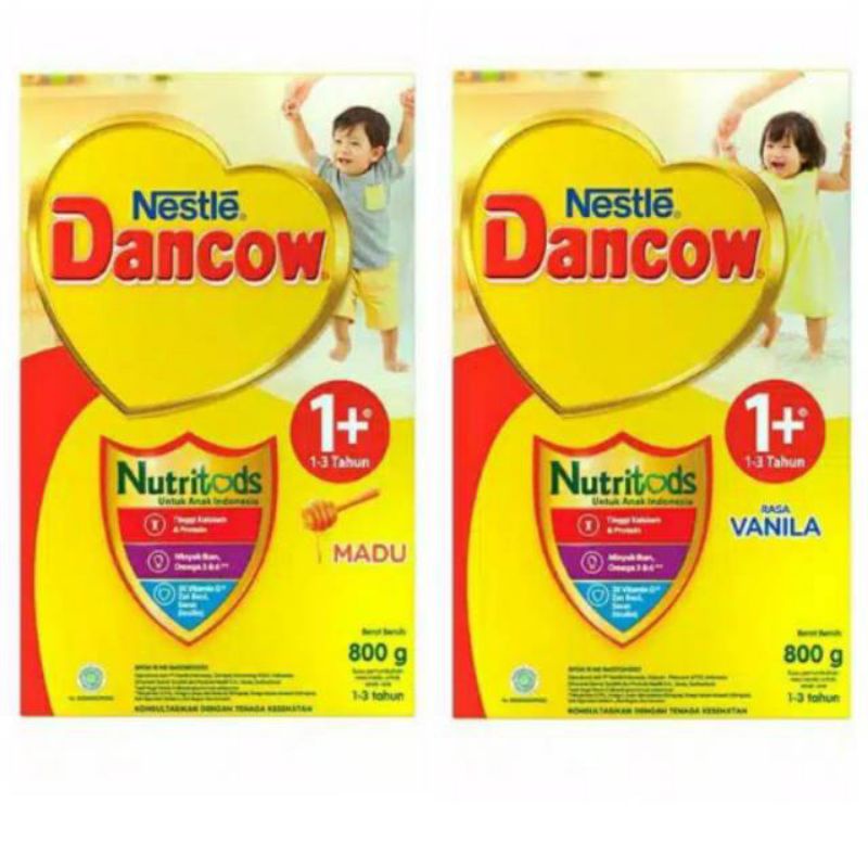 Jual Susu Nestle Dancow 1+ Rasa Vanila Madu Coklat 800gram | Shopee ...