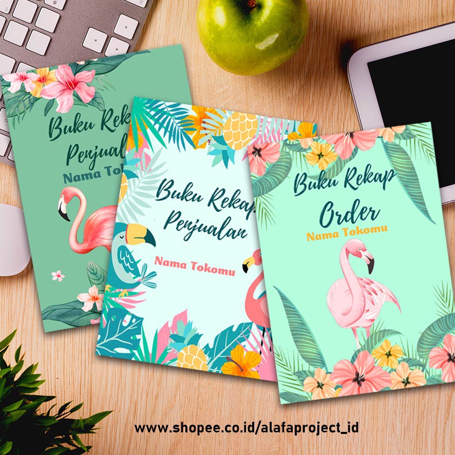 Jual AlafaProject 013-015 Buku Rekap Order / Buku Rekap Stock / Buku ...