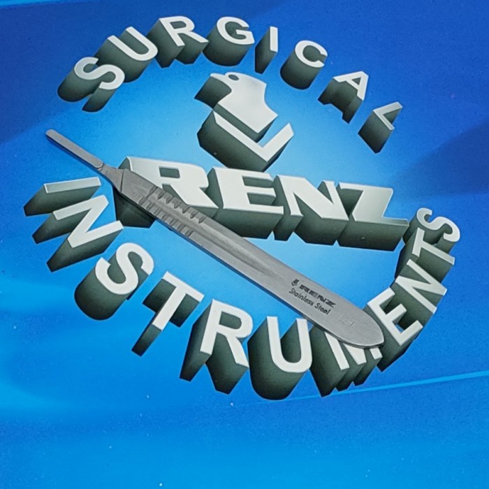 Jual Alat medis Scalpel Scapel Handle No. 4 - Renz Instruments | Shopee ...