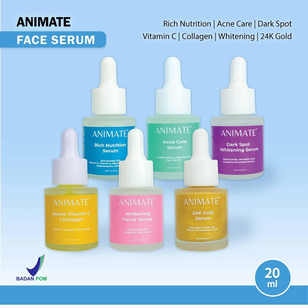 Jual ANIMATE Serum 24K Gold || Whitening || Acne Care || Vit C