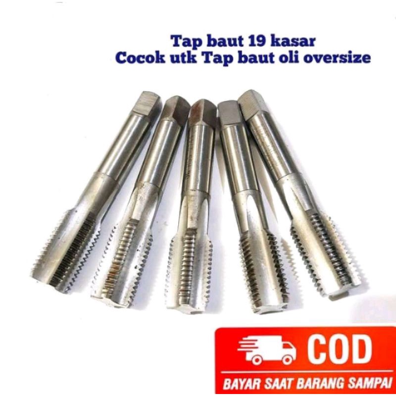 Jual Tap M14x1.5 Tap Baut 19 Kasar Tap Baut Oli Oversise Alat Pembuat ...