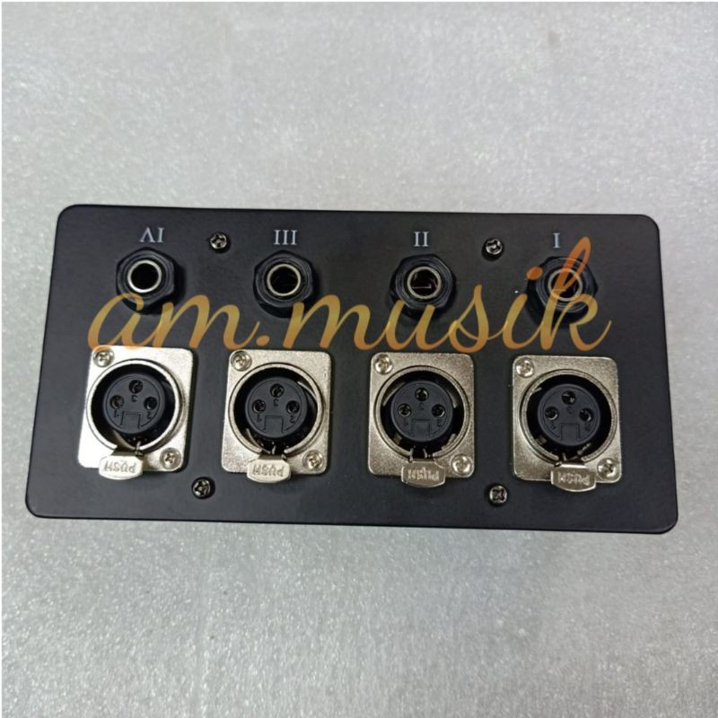 Jual PANEL BOX MIC INSTRUMEN 4 CHANNEL AKAI XLR FEMALE | Shopee Indonesia