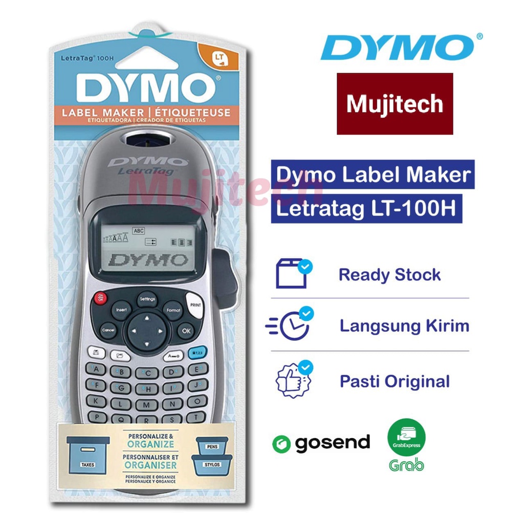 Jual DYMO LETRATAG LT 100H LT100H Handheld Label Maker Office Shopee