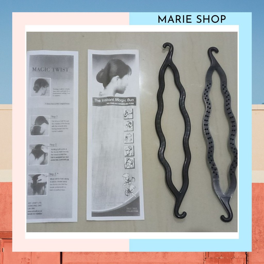 Jual KUNCIR SANGGUL HAIRDINI HITAM GELUNG RAMBUT UNTUK KANTOR ACARA ...