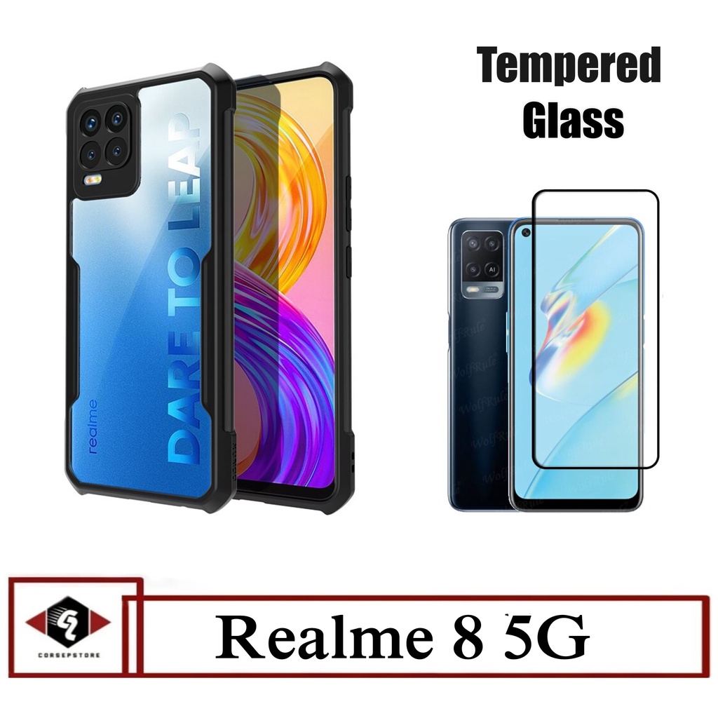 Jual Promo Paket 2 In1 Case Hp Realme 8 5g 2021 Softcase Transparan