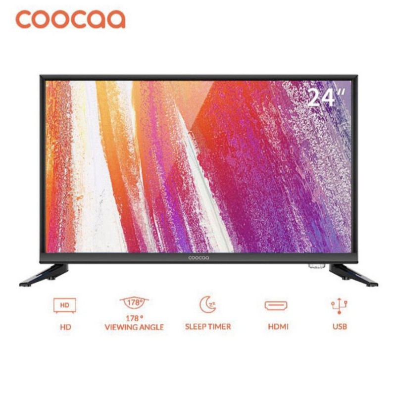 Jual COOCAA LED TV 24D3A VGA 24inch MONITOR TV | Shopee Indonesia