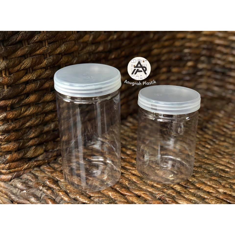 Jual Toples Jar Toples Kue Kering Toples Pet Toples Polos Untuk Kue Ml Pcs Shopee