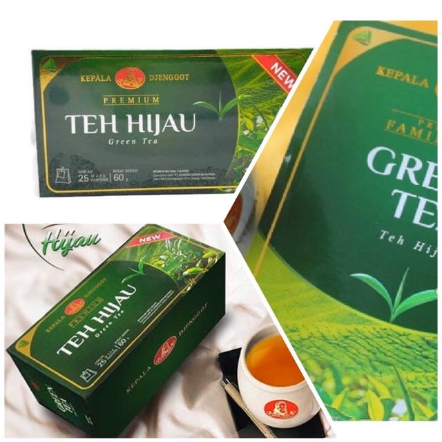 Jual Kepala Djenggot Teh Hijau Green Tea Sachet 25 Gr Shopee Indonesia