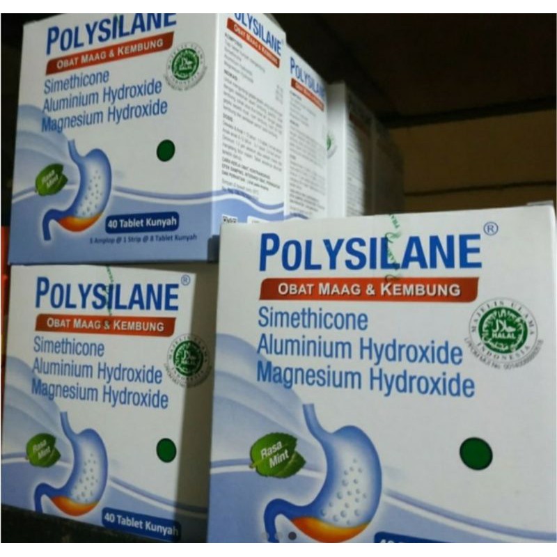 Jual POLYSILANE TABLET 1 BOX ISI 5 STRIP | Shopee Indonesia
