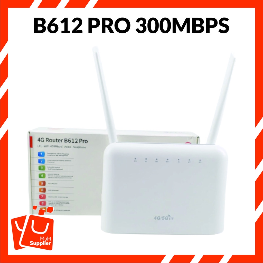 Jual Router 4G LTE Wifi 450Mbps B612 PRO Wireles Bisa Telephone Analog ...