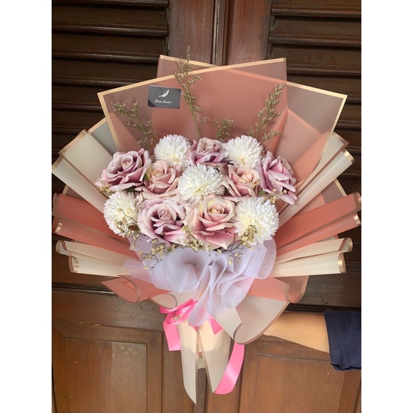 Jual Buket Bunga Palsu Artificial Flowers Bouquet Shopee Indonesia