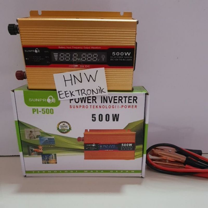 Jual Power Inverter Sunpro Pi W Watt Watt V Layar Display