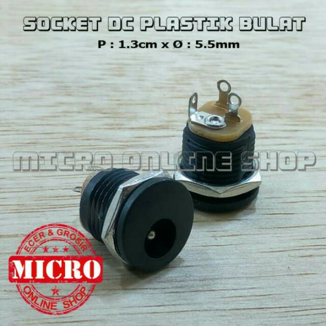 Jual Soket DC Socket Power DC 5.5 mm In Female | Shopee Indonesia
