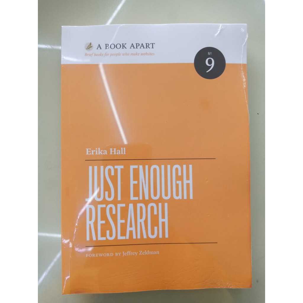Jual Just Enough Research by Erika Hall (Paperback / Business) Shopee Indonesia