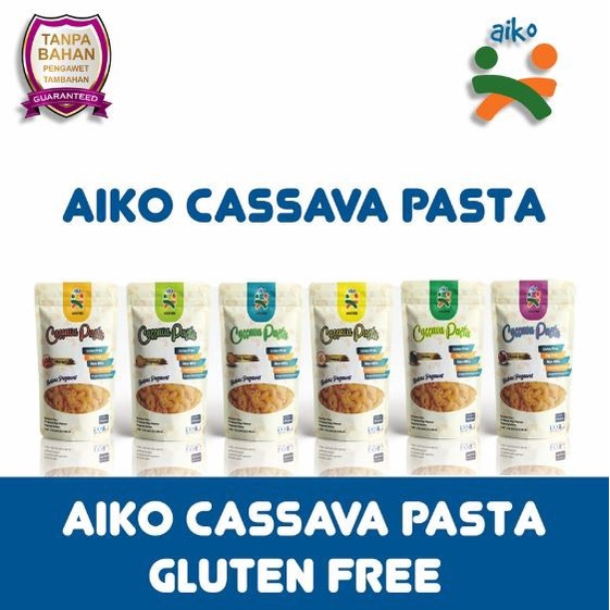 Jual AIKO Cassava Pasta Gluten Free Pasta Sehat Tanpa Terigu Tanpa