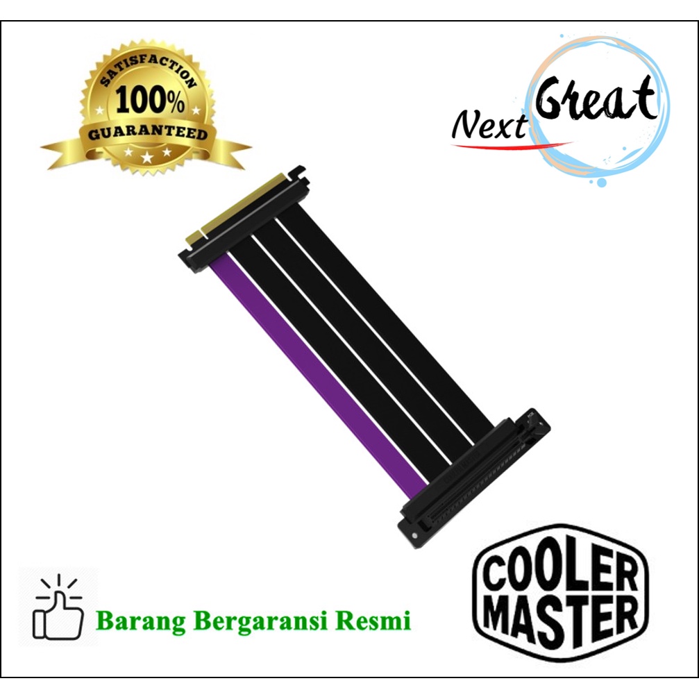 Jual Cooler Master Acc Riser Cable PCIe 4.0 300mm | Shopee Indonesia