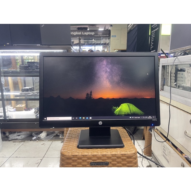 Jual MONITOR HP W2072A LED 20 INCH MULUS BERGARANSI LENGKAP KABEL