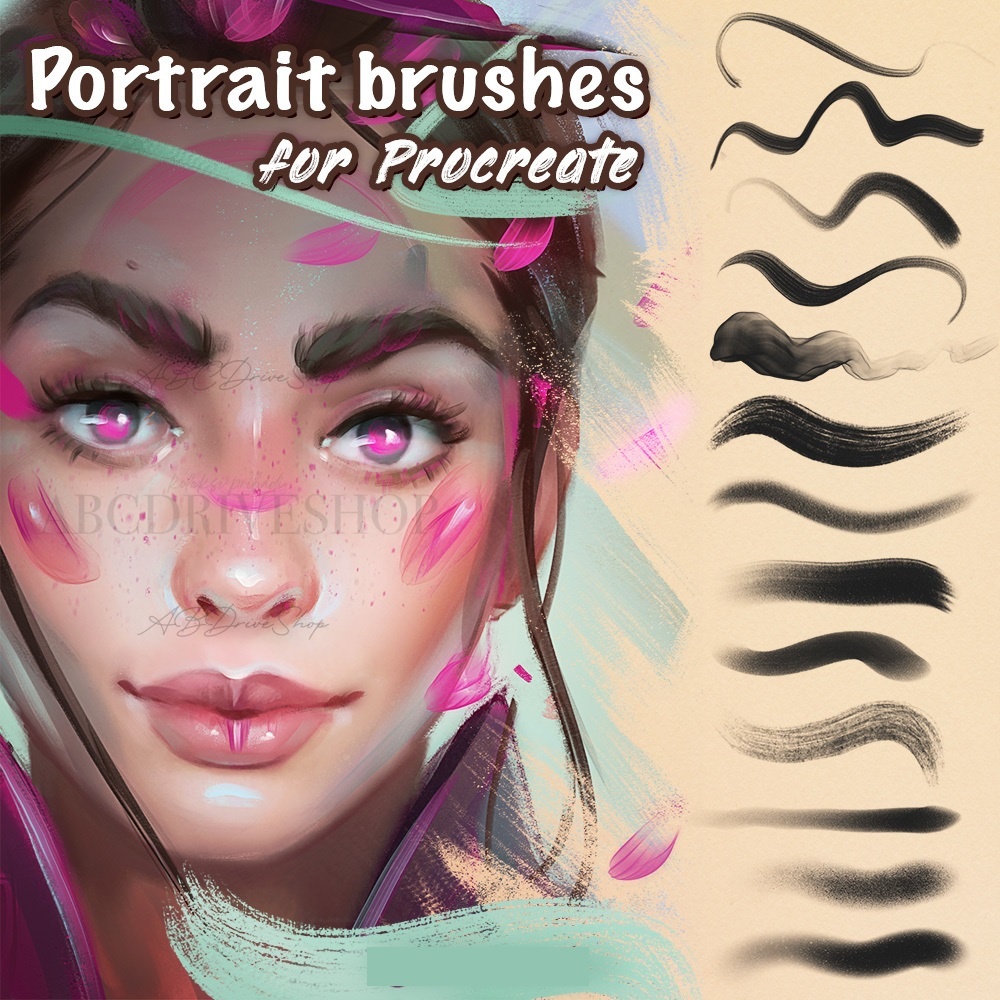 Jual Procreate Brush Portrait Brushes for Procreate Shopee Indonesia